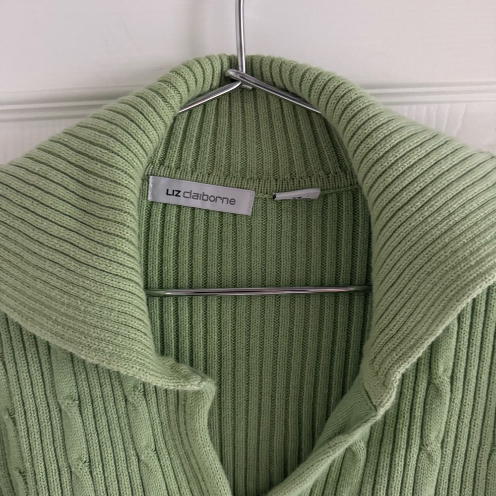 Mint & Navy Striped Pullover - Picture 3 of 5